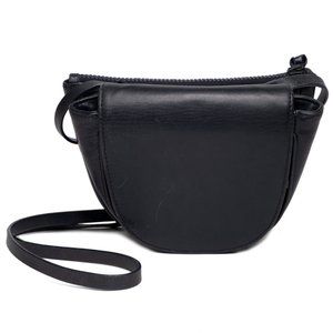 Steven Alan navy genuine leather crossbody bag